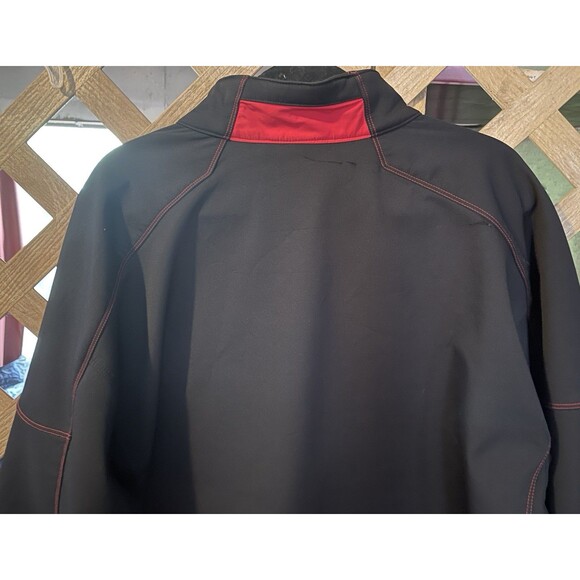 Nike Team Rutgers Scarlet Knights Bomber Jacket Y2K Men's XXL Flawed - Picture 6 of 12